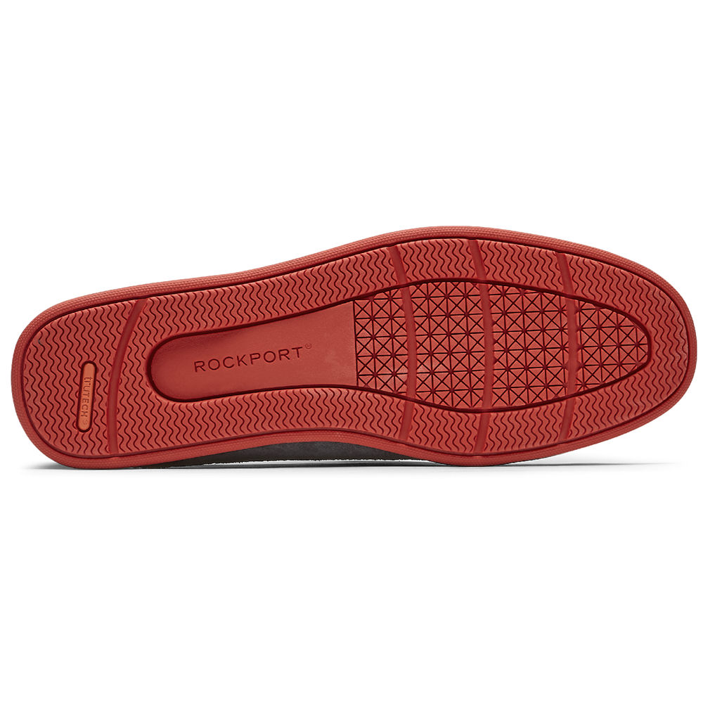 Mocassins Rockport Homem Cinzentas Escuro - Malcom Tie - 32689QDHZ